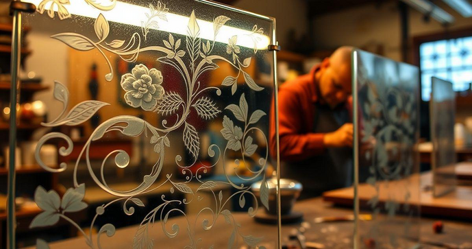 Jateamento de Vidro Artesanal: Aprenda a Técnica