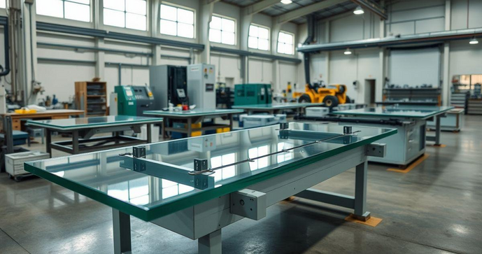 Mesa de corte de vidro automática usada é a solução ideal para otimizar sua produção e reduzir custos