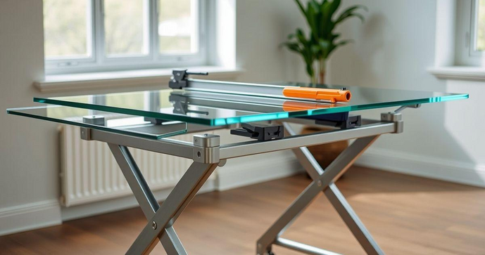 Mesa para Corte de Vidro Basculante Ideal