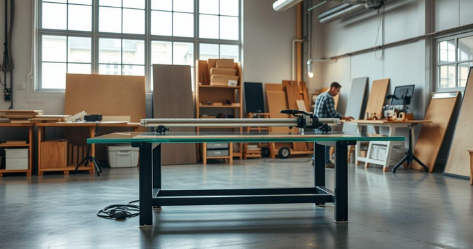 Fornecedor de mesa de corte de vidro laminado ideal para sua necessidade