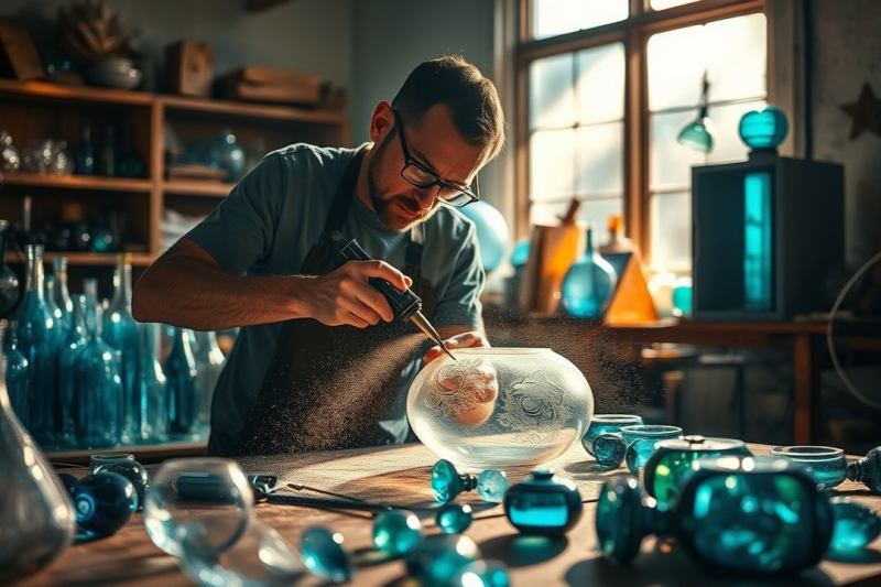 Jateamento de Vidro Artesanal: 7 Dicas Imperdíveis